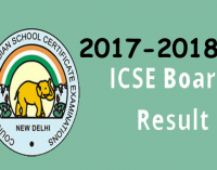 ICSE  & ISC BOARD RESULTS 2018 RELEASED
