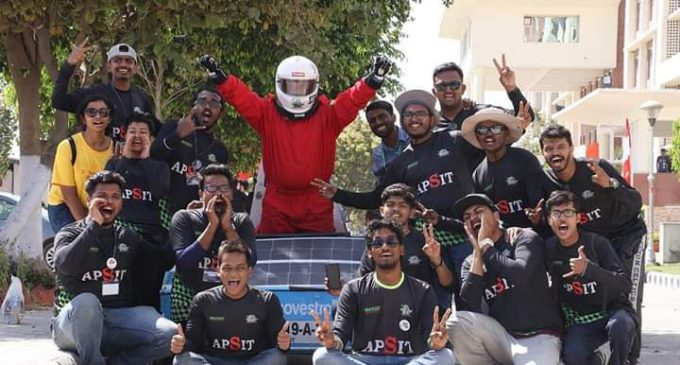 Electric Solar Vehicle Championship 2019 – A.P.Shah Institute of Technology bagged 3 Prizes