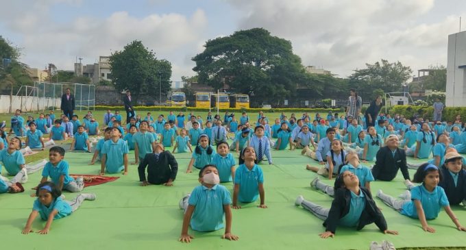 Poddar International School, Deolali, Celebrated International Yoga Day 2022