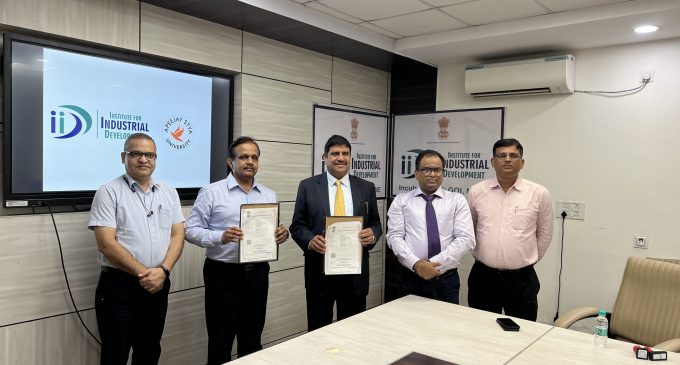 Apeejay Stya University inks MoU with Institute for Industrial Development