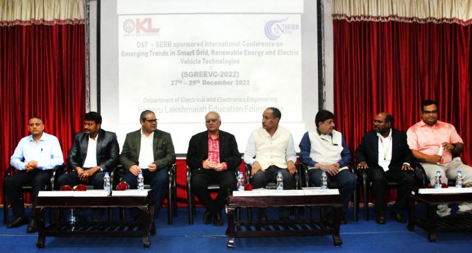 KL Deemed to be University Organises Conference to raise Awareness on Renewable Energy, Electric Vehicle Technology and Smart Grid