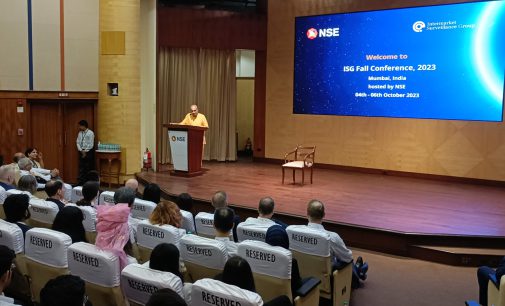 Shri Gauranga Das Prabhu presented  Key Session at the Intermarket Surveillance Group (ISG) Fall Conference 2023 Hosted by NSE