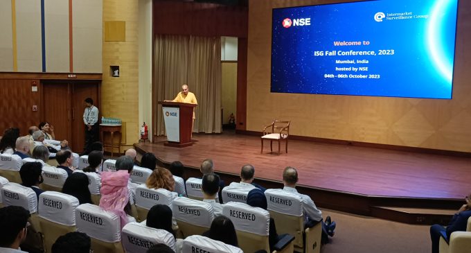 Shri Gauranga Das Prabhu presented  Key Session at the Intermarket Surveillance Group (ISG) Fall Conference 2023 Hosted by NSE